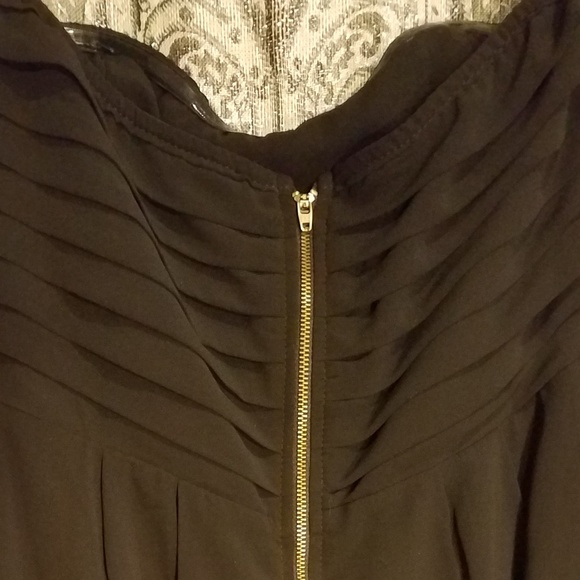 Sparkle and Fade Strapless Mini Dress with Pockets - Picture 7 of 8